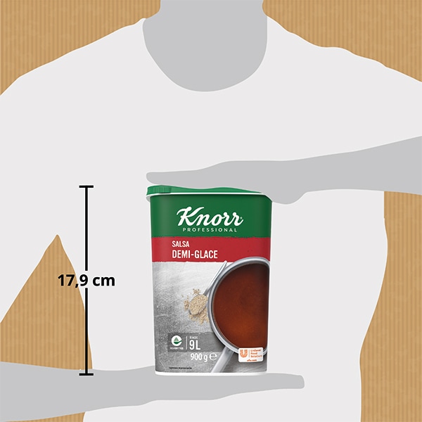 Knorr Salsa Demiglace deshidratada para carnes bote 900g - Demiglace Knorr, elegida la mejor salsa Demiglace del mercado*. Porque la mejor salsa empieza siempre con una buena base